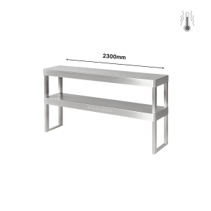 HEATED RISER - DOUBLE SHELF (2300MM)