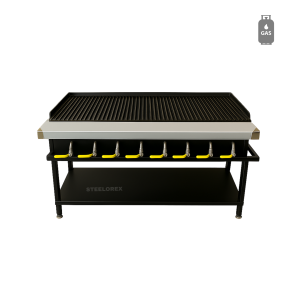 GAS FLAME GRILLER - 8 BURNER (RIBBED)