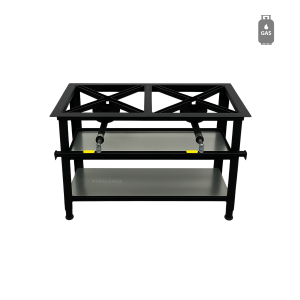 GAS BOILING TABLE - 2 BURNER (HEAVY DUTY)