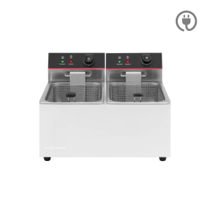 ELECTRIC COUNTER FRYER - DOUBLE (2X11L)