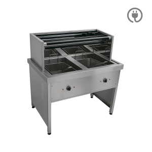 ELECTRIC DELUXE FRYER - DOUBLE (2X20L)
