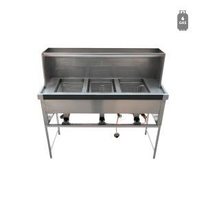 GAS SPAZA FRYER - TRIPLE (3X14L)