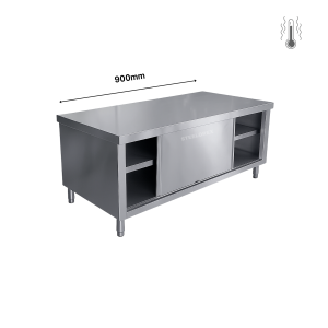 HEATED SERVICE COUNTER - DOORS (900MM)