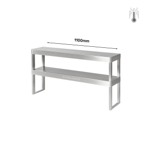 HEATED RISER - DOUBLE SHELF (1100MM)