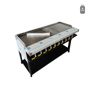 GAS FLAME GRILLER - 10 BURNER (DUAL)