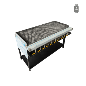 GAS FLAME GRILLER - 10 BURNER (RIBBED)