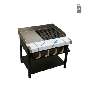 GAS FLAME GRILLER - 4 BURNER (DUAL)