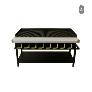 GAS FLAME GRILLER - 8 BURNER (RIBBED)
