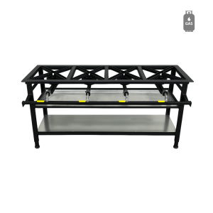 GAS BOILING TABLE - 4 BURNER (HEAVY DUTY)