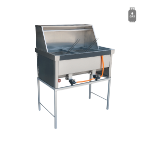 GAS SPAZA FRYER - DOUBLE (2X14L)